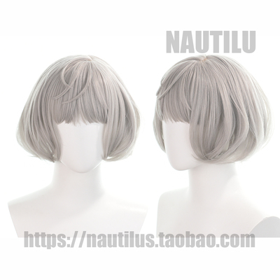 taobao agent Jacques de Molle wig FGO Foreigner short curly hair double color cosplay