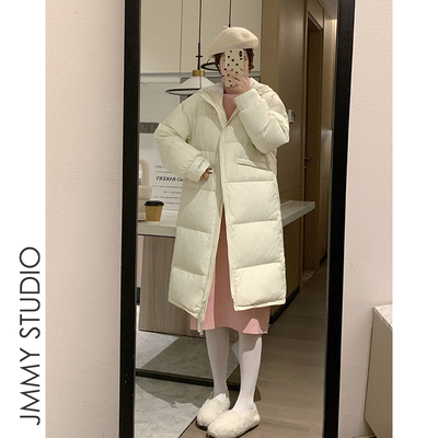 taobao agent White down jacket, winter coat, hoody, 2023, increased thickness