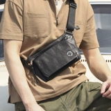 Сумка через плечо, нагрудная сумка, из натуральной кожи