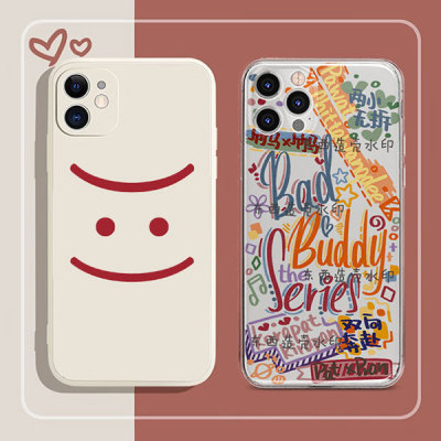 taobao agent Is the two small mobile phone cases a friend or a boyfriend Ohmnanon suitable for iPhone Android graffiti text