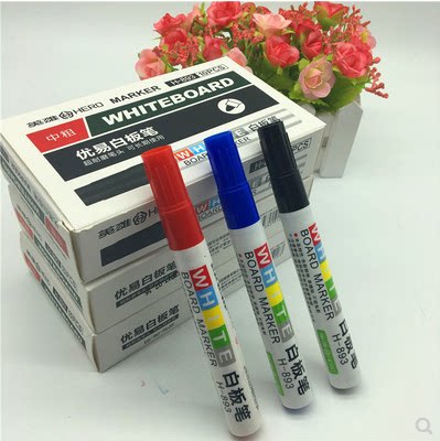 HERO WHITEBOARD PEN WATER는 어린이 색상의 검은 색 빨간색 블루 블랙 보드 펜을 문지르고 마커 펜을 문지르면 공공 용품 도매를 할 수 있습니다.