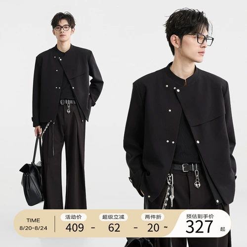 Дизайнерская весенняя трендовая куртка, тренд сезона, в корейском стиле, китайский стиль