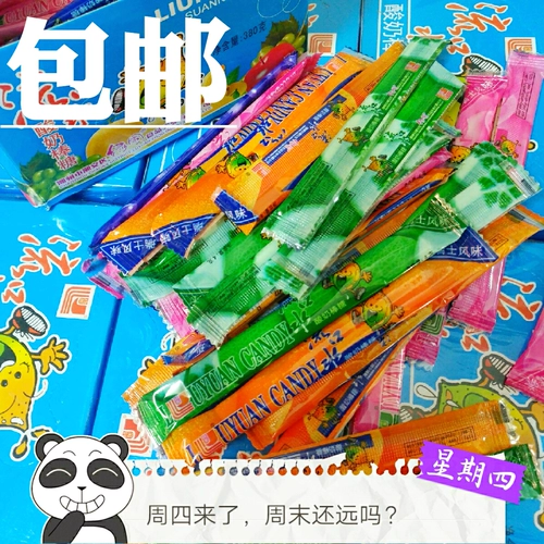 Бесплатная доставка зеленый сад слюни для водного йогурта Lollipop 380 граммов из примерно 100 поста поколений старого новогоднего закуски с конфетами закуски