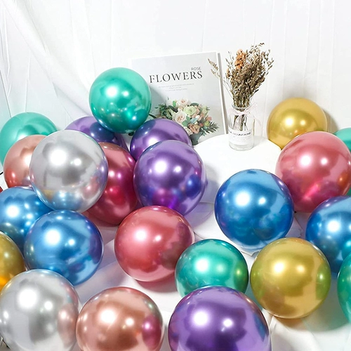 Металлический латексный воздушный шар, декор, детский макет, подарок на день рождения, легкий роскошный стиль, увеличенная толщина