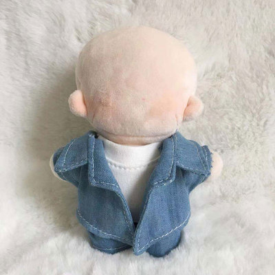 taobao agent 10cm baby clothes denim suit fat body star doll doll clothes cotton doll pajamas climbing clothing sweater