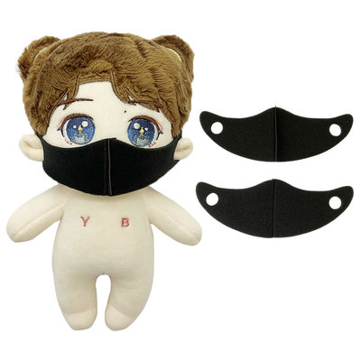 taobao agent 20cm cotton doll photography props mask Mask Was with a mask sponge doll accessories star doll accessories spot