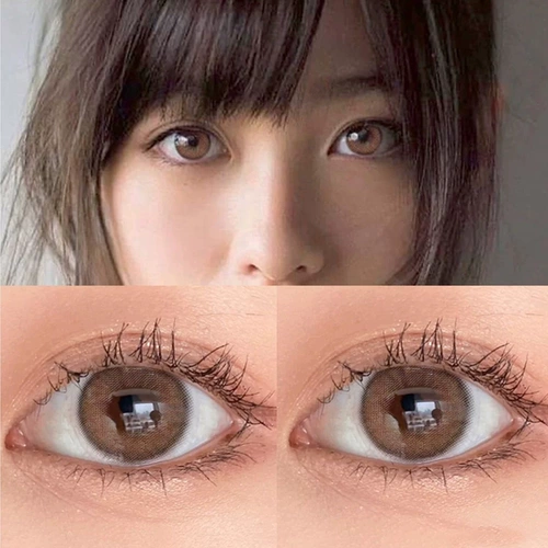 Мятный янтарный коричневый и красивый ученик -год, бросающий женский подлинный большой, малый диаметр 13,8 м, контактные линзы Половина бросающих коробок