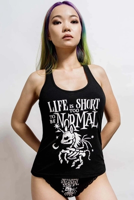 taobao agent Killstar Gothic Dark Dark Girl Cartoon Cartoon Black Sleeveless Club comfortable home