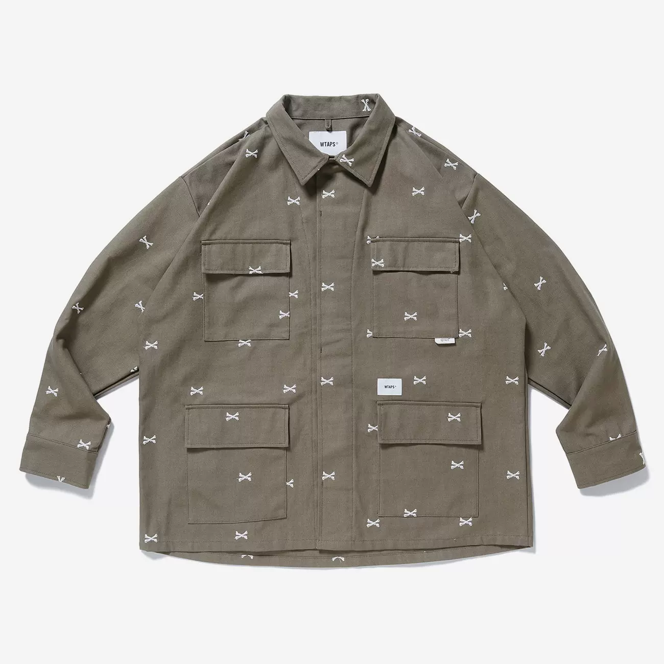 現貨】WTAPS 20ss JUNGLE LS 01 SHIRT COTTON SATIN 四袋襯衫-Taobao