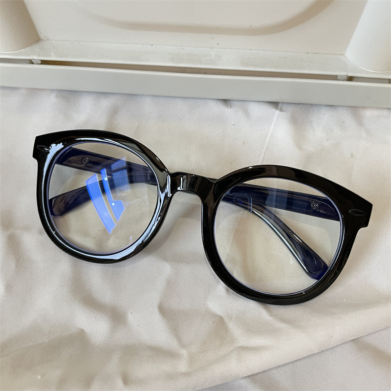 Zhao Lusi round black accessories anti-blue light