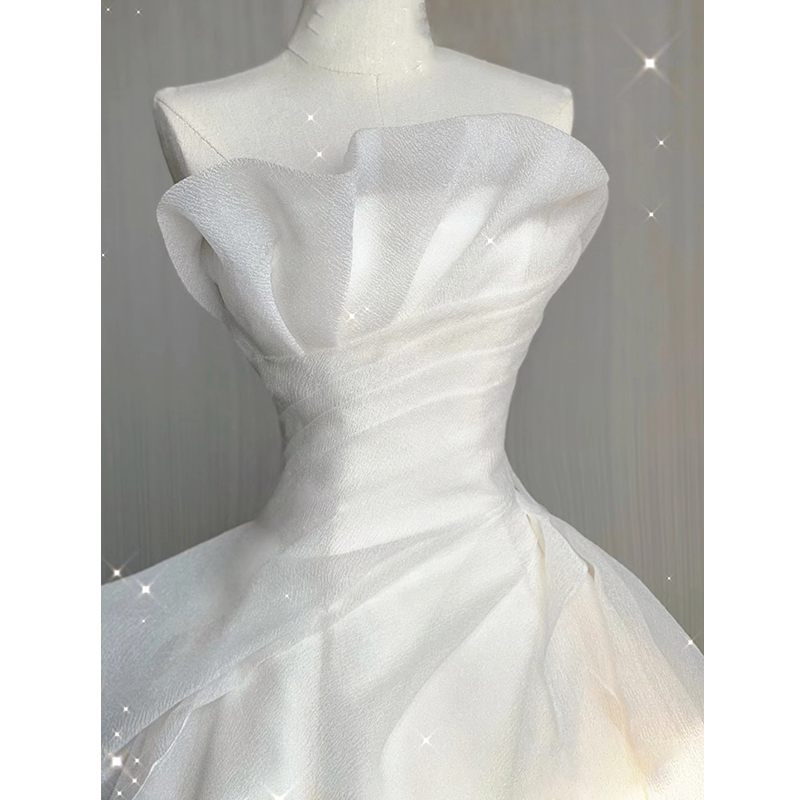  White wedding dress+XL  