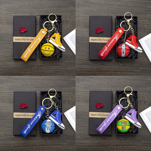 Баскетбольная спортивная обувь, брелок, подвеска для школьников, подарочная коробка, подарок на день рождения