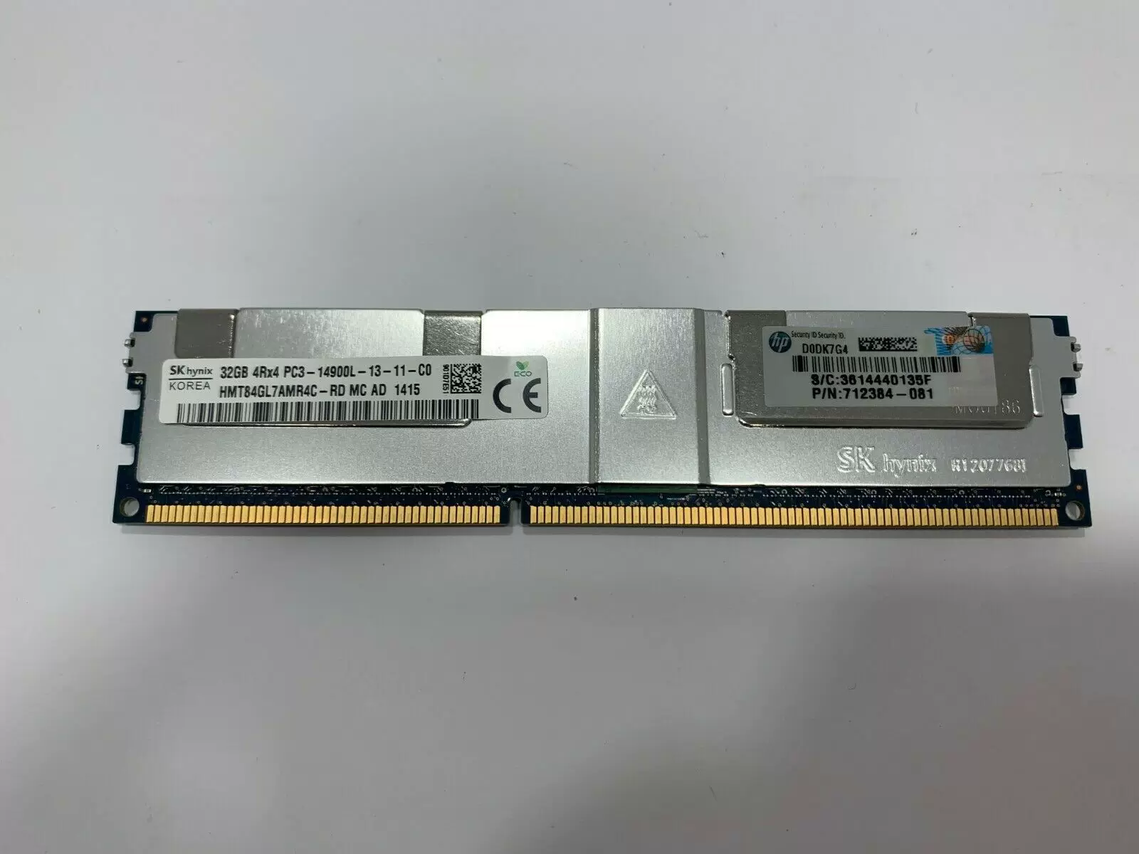 Оборудование памяти 32G 708643-B21 712384-081 32G серверная память DL360E ML350E ML350 G8