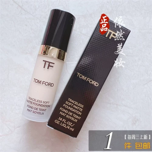 Tom Ford, тональный крем, пробник, не оставляет следов, 4 мл, контроль жирного блеска
