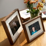 Настенная фоторамка из натурального дерева, биде, 781012 дюймов