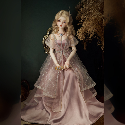 taobao agent Bjd doll, asdoll clothes, three-pointers 58cm female retro dress-tea, CL3190513