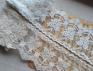 [High-Quality Taiwanese Version of 5-COLOR MESH 8-9 CM Wide Lace Lace DIY Handmade Accessories I-03F04