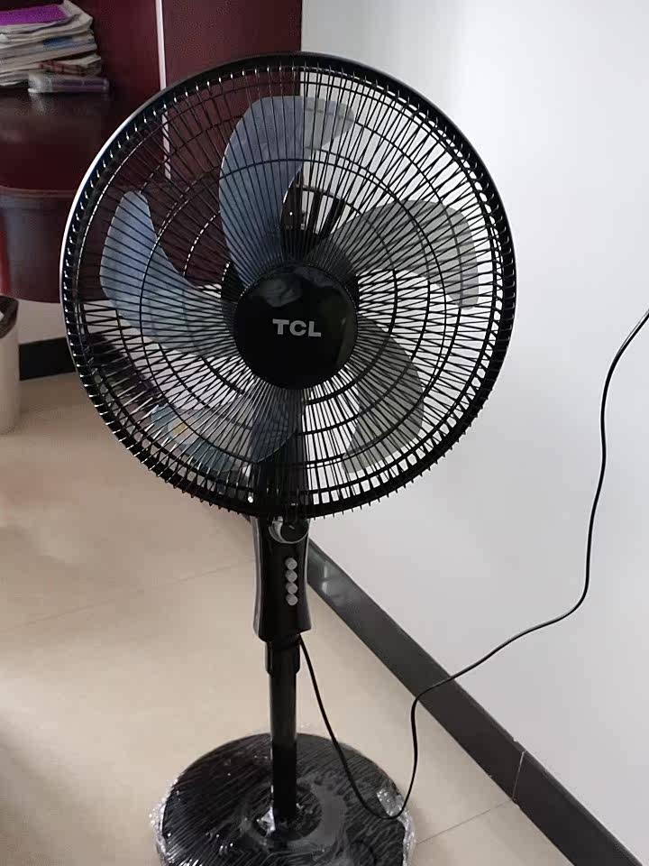 tcl电风扇落地扇家用静音摇头机械定时台式立式宿舍节能工业电风扇