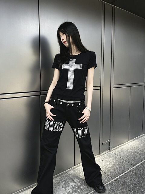SPLICED MACHETE SKINNY JEANS image 3