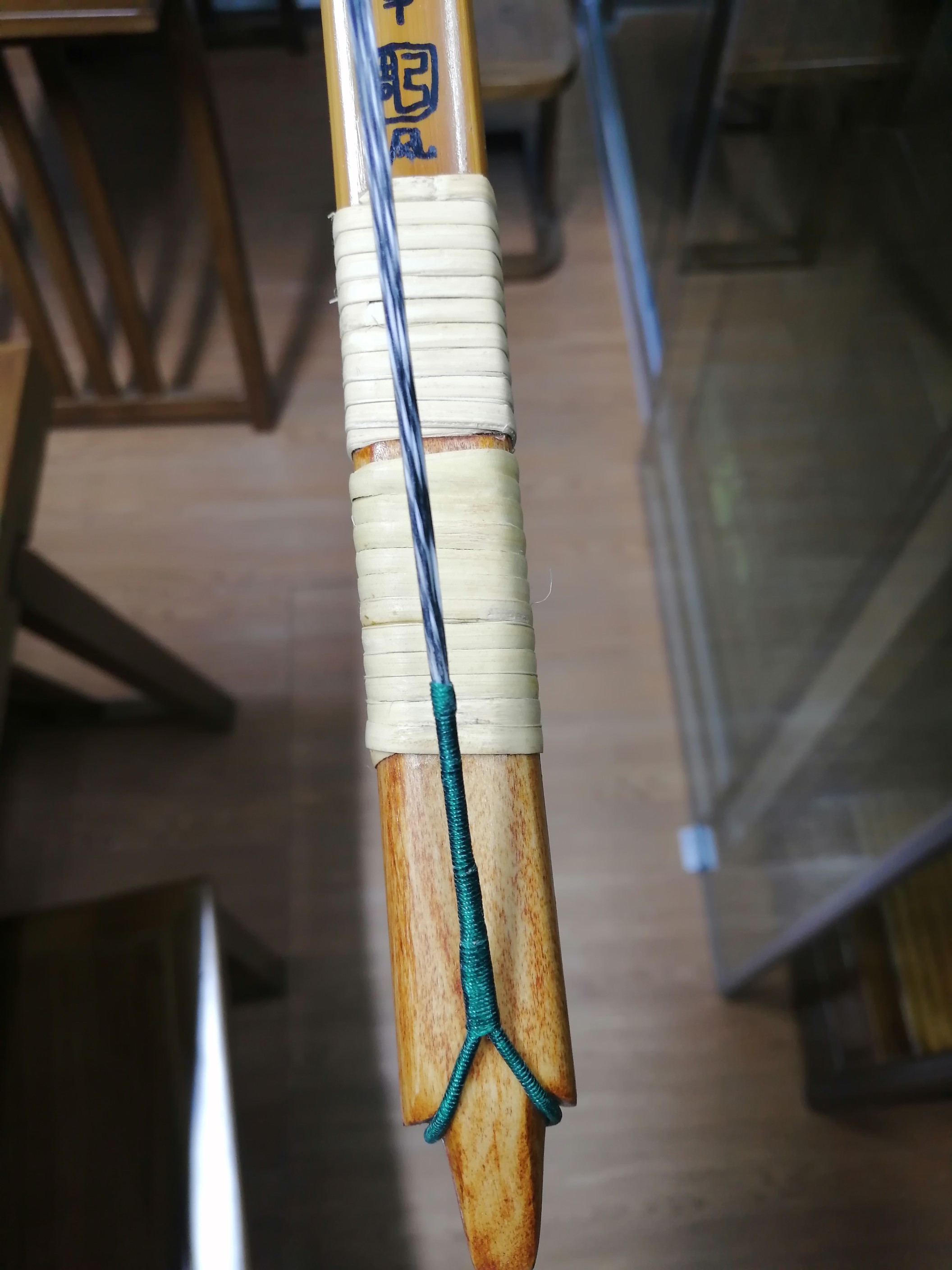 竹弓二寸伸三枚打弓道练习弓日式长弓天然材料弓箭