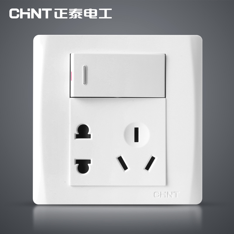 

Розетка с выключателем Chnt 86 NEW7V-43900