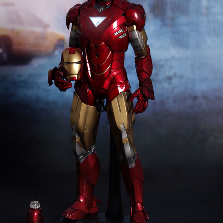 全新包顺丰hottoys ht 复仇者联盟 钢铁侠 mk6 限定版500个 红六