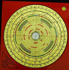 Китайский компас 台湾原装/日星堂8寸6分综合24层风水罗盘/四层旋转罗经盘/