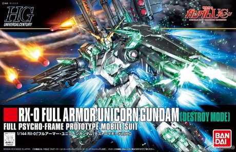 

Игрушки из сериалов Gundam Bandai 189487 HGUC 178 FA Unicorn