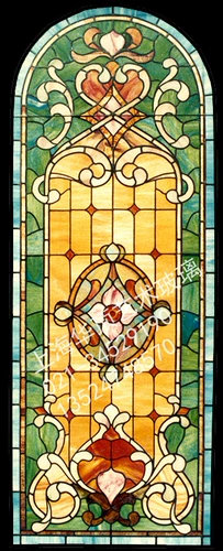 Tiffany -стиль церковная стеклянная линия цвет хрустальный перегород
