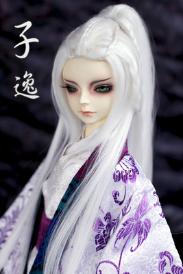 taobao agent [Hua Ling] Uncle 1/3, 1/4bjd wig domineering bags after combing the ancient style fake head back
