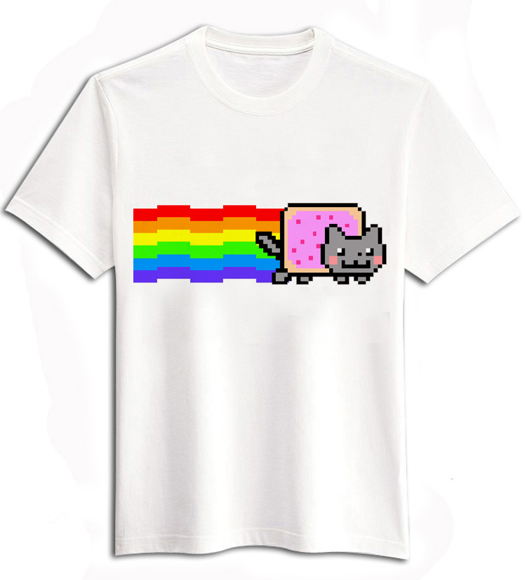 

Аниме футболки/шляпы/одежда Nyan Cat Nyan