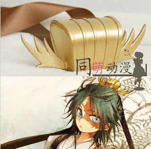 taobao agent COS prop magic flute Magi Drife teenager practicing white dragon head jewelry head crown