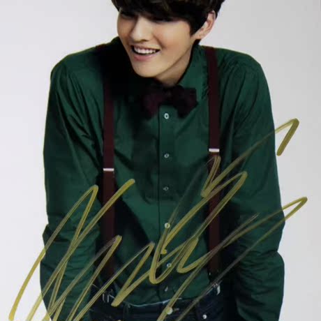exo-m kris 吴亦凡 亲笔签名 6寸宣传照 2013.12