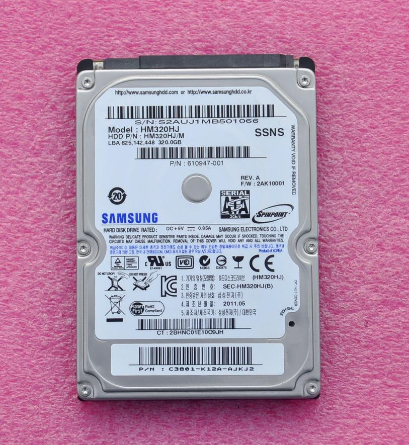 

Жесткий диск Samsung 320G 2.5 SATA HM320HJ 7200 16M