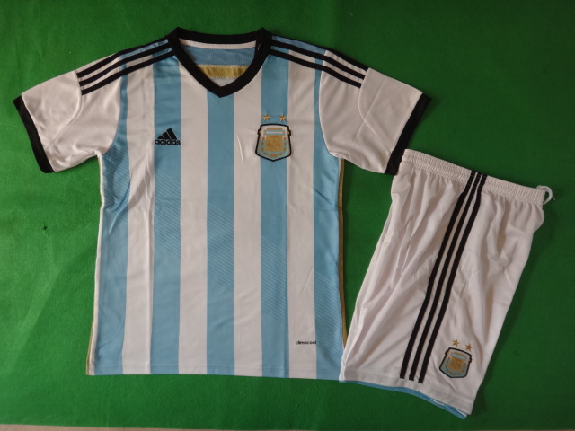 

Футбольная форма China Top,argentina Shirt World Cup 2014 Home Kids/baby