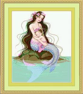 Точная печать поперечная вышитая материнская любовь 36 Юань бесплатная доставка