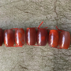 DIY аксессуары 特价。天然南红玉冰飘桶珠勒子隔珠顶珠玛瑙路路通diy配件 85