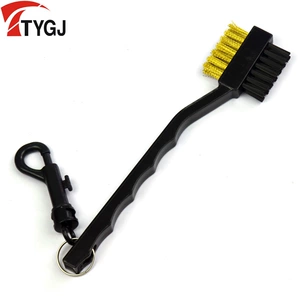 Golf Brush Double -Sided Club Brush Brush Steel Brush Club Club щетка щетка щетка 2 боковая щетка