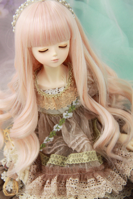 taobao agent Free shipping!BJD doll 1/4 1/6 high -temperature silk large roll princess roll cherry blossom powder