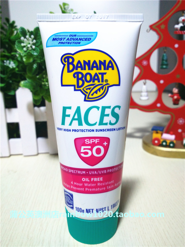 

Солнце Banana boat Faces SPF50 100g