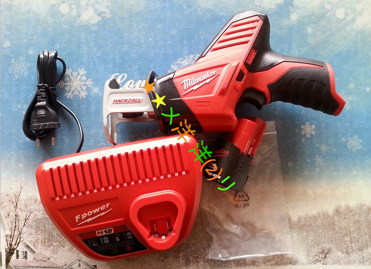 

Пила сабельная Mi Woqi MILWAUKEE 12V 9.9