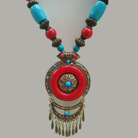 【藏族项链】_民族风项链图片_手工项链价格_搭配分享 - 爱逛街