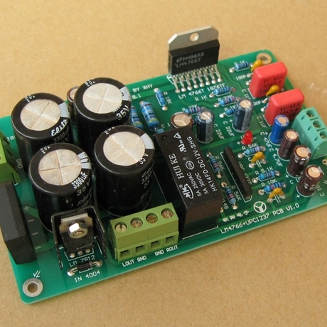 lm4766功放板带喇叭保护(成品)