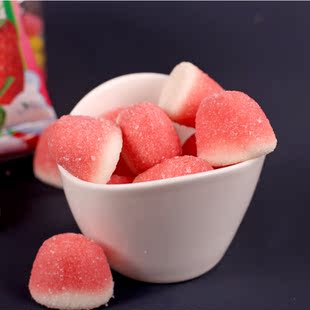草莓味橡皮糖100g/袋-零食特卖