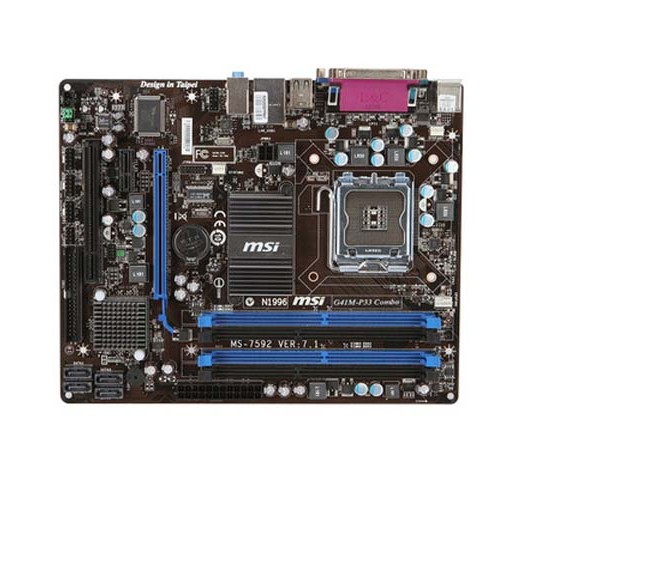 

Материнская плата MSI G41M-P33 COMBO 775 DDR2 DDR3
