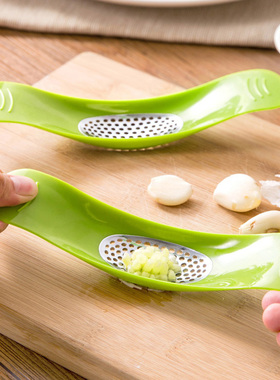 多功能捣蒜机不锈钢切蒜碎蒜神器切面刀压蒜蓉姜泥香草厨房小工具