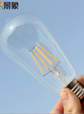 led爱迪生复古钨丝灯泡奶嘴泡咖啡厅酒吧服装店创意个性风格装饰