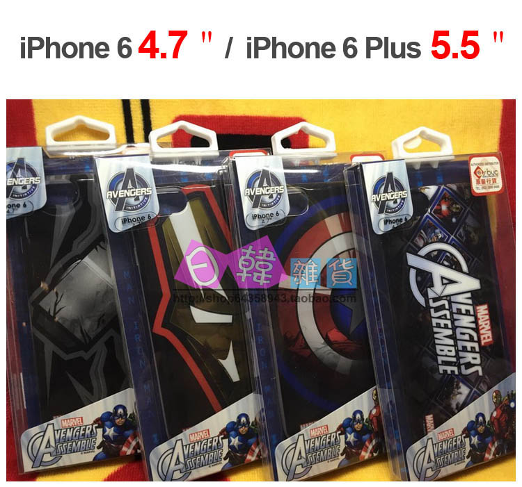 

Чехлы, Накладки для телефонов, КПК Marvel Iphone6 Plus
