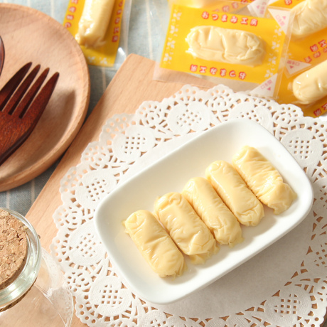 日本进口北海道手作hokkaido芝士条奶酪条7g单根特浓芝士味重口味