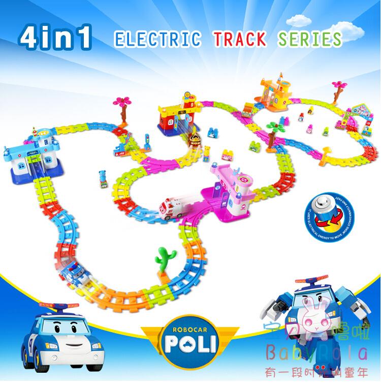 

Железная дорога на электро-, радиоуправлении Baby Lulu 001 Robocar Poli